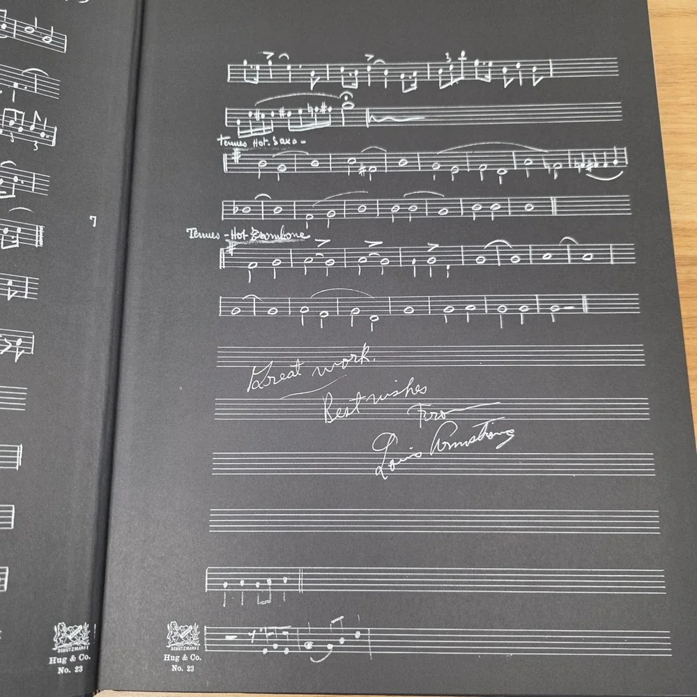 Louis Armstrong By Michel Boujut‎ Interview with Wynton Marsalis Hardcover Book